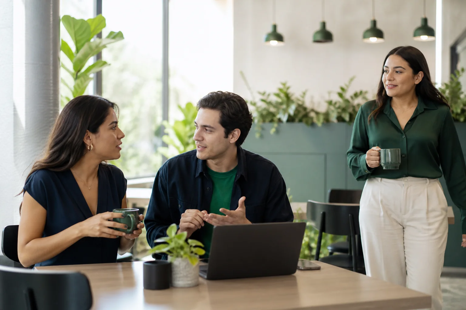 Escena editorial de Innolabora para El Chisme en el Lugar de Trabajo: ¿Una Realidad Inofensiva o un Problema Grave?